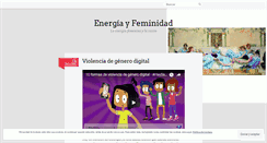 Desktop Screenshot of energiayfeminidad.net